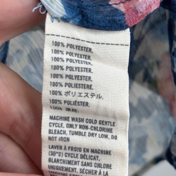 Abercrombie Babydoll Tank S Floral Y2K Crochet Lace Embroidered Preppy Boho 90s - Picture 5 of 11